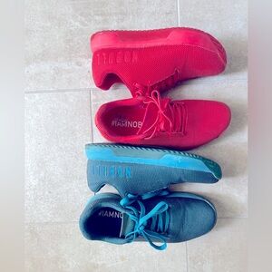 Like new, too small for me so I wore them once or twice.